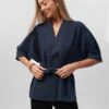 Anna Field Blouse - Navy