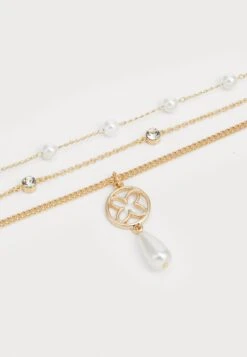 Anna Field 3 PACK - Necklace - Shiny Gold-coloured -Fashion c2352a24d506407eaaba307b27985002