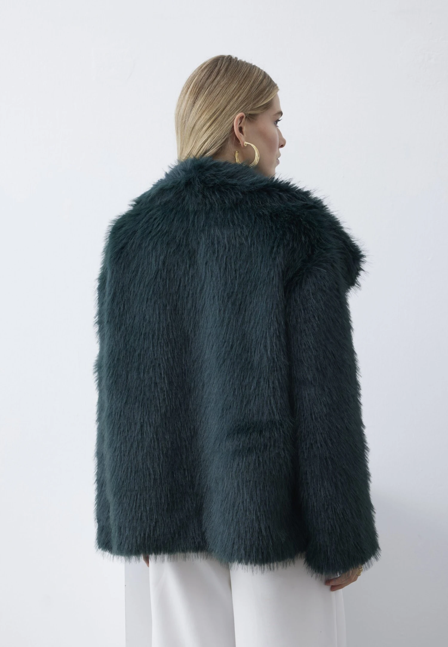 Anna Field Winter Coat - Dark Green 2 Anna Field Winter Coat - Dark Green - Image 2