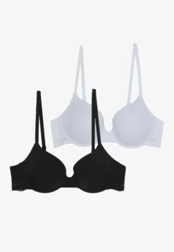 Anna Field 2 Pack - T-Shirt Bra - Black/White 8 Anna Field 2 Pack - T-Shirt Bra - Black/White -Fashion c5ba9dd8bfbe40ed82469792048e63b6