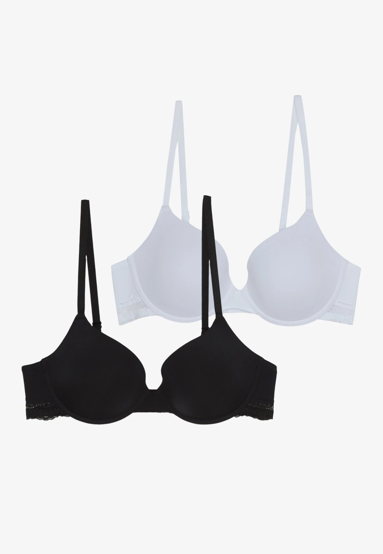 Anna Field 2 Pack - T-Shirt Bra - Black/White 4 Anna Field 2 Pack - T-Shirt Bra - Black/White - Image 4
