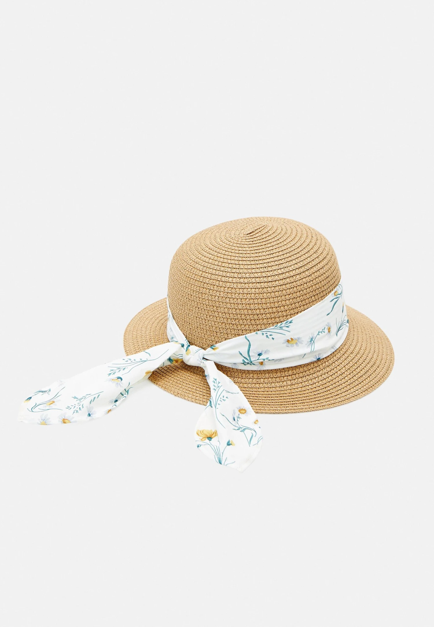 Anna Field Hat - Beige/White 2 Anna Field Hat - Beige/White - Image 2