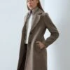 Anna Field Classic Coat - Mottled Beige