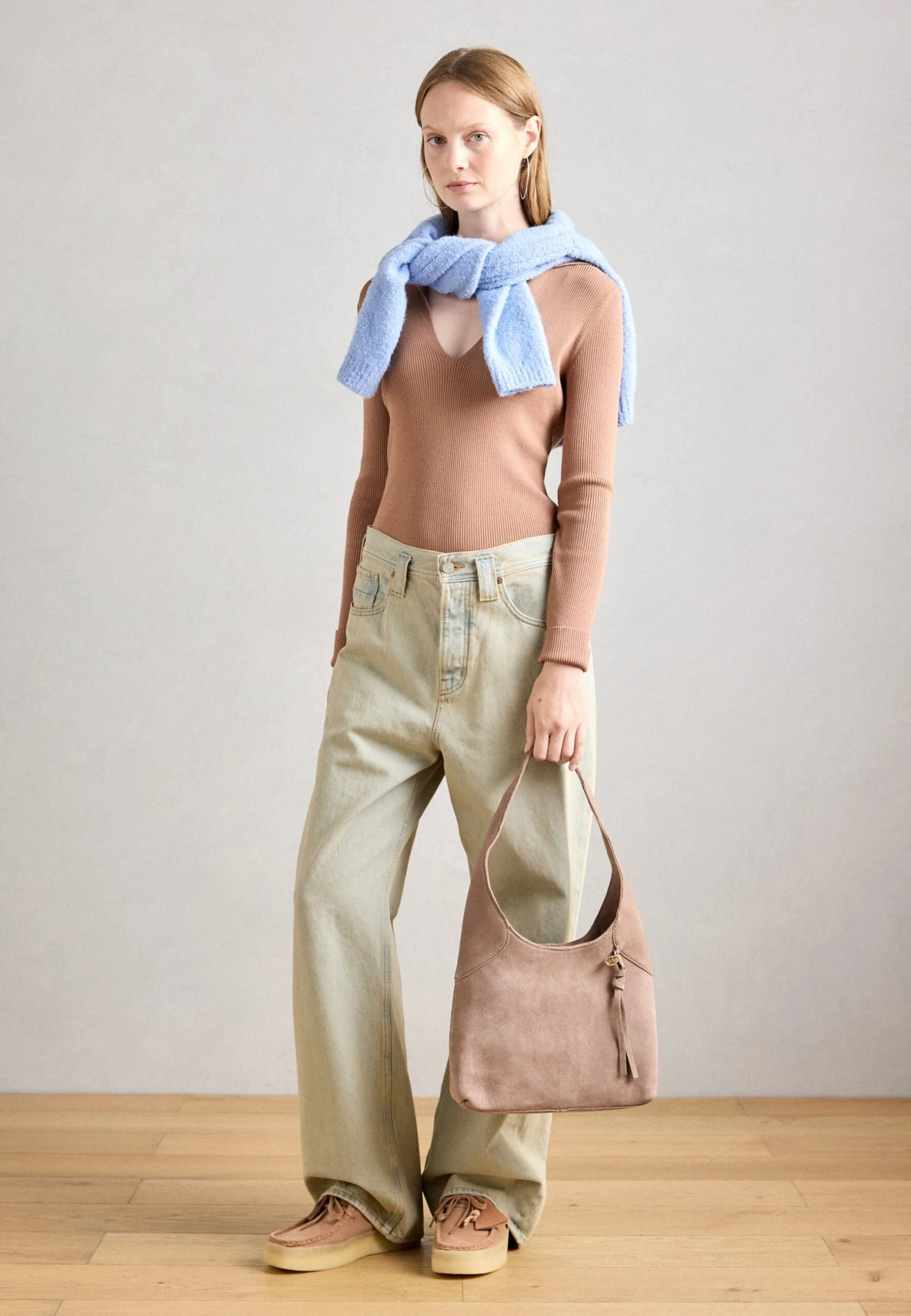 Anna Field LEATHER - Handbag - Taupe 3 Anna Field LEATHER - Handbag - Taupe - Image 3