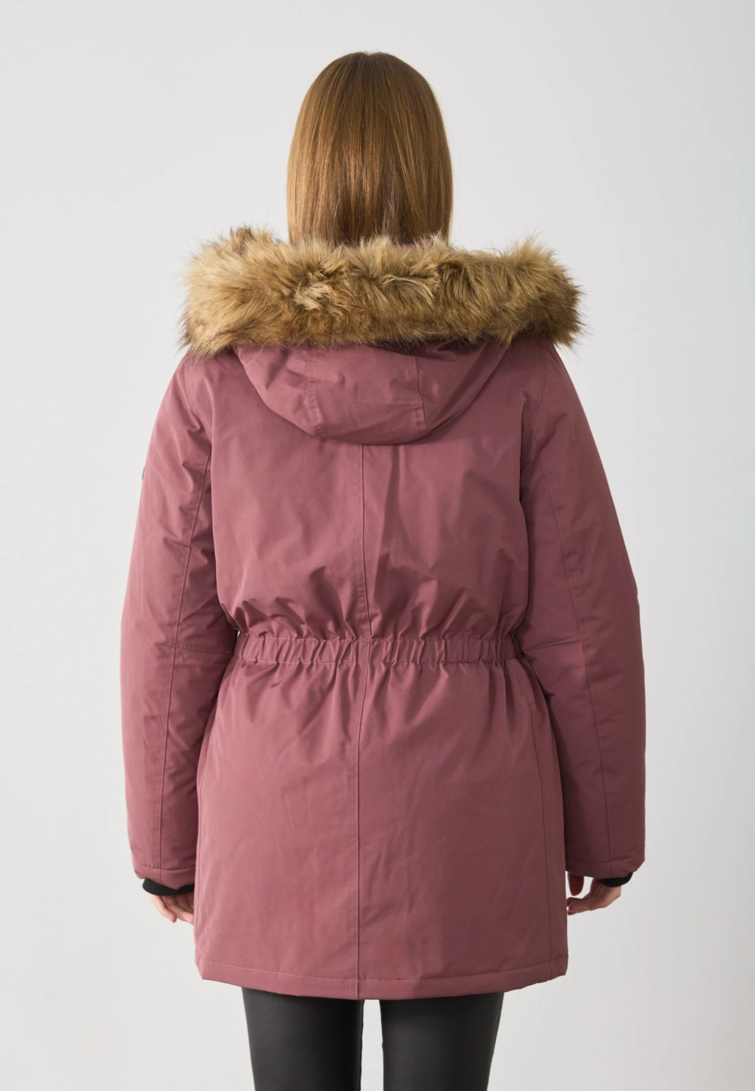 Anna Field Parka - Light Red 3 Anna Field Parka - Light Red - Image 3