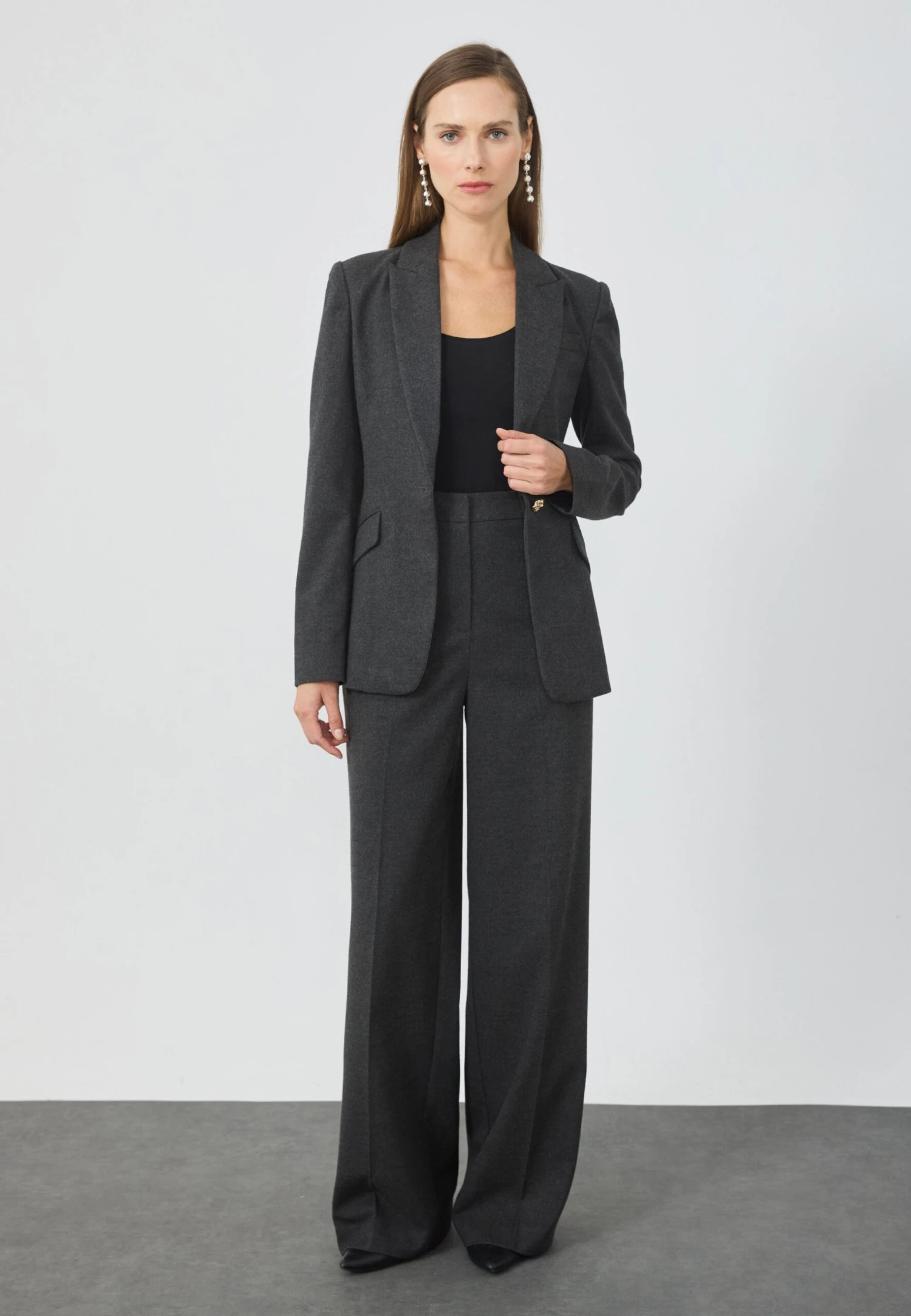 Anna Field Blazer - Grey 2 Anna Field Blazer - Grey - Image 2