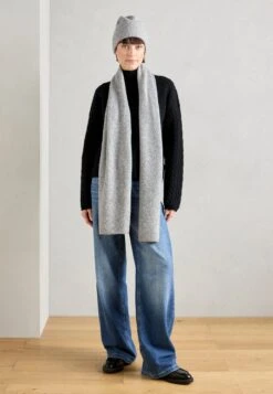 Anna Field SET - Beanie - Grey Melange -Fashion ccea7d2529e2441c819fd7d872961380