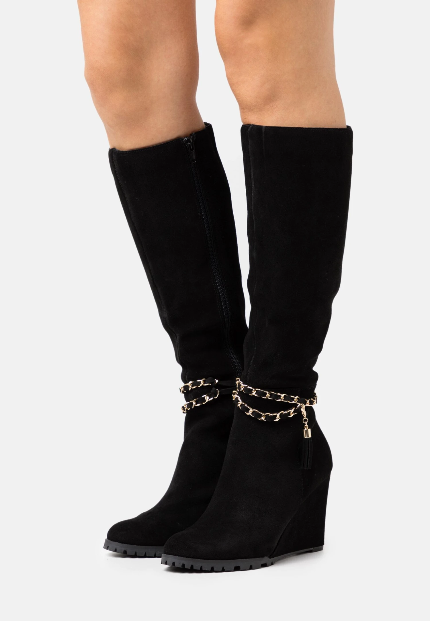 Anna Field Leather - Wedge Boots - Black 1 Anna Field Leather - Wedge Boots - Black