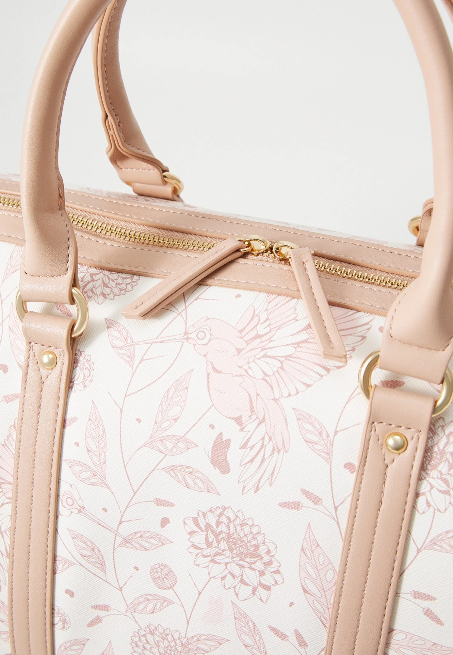 Anna Field Weekend Bag - Print Rose 8 Anna Field Weekend Bag - Print Rose - Image 8