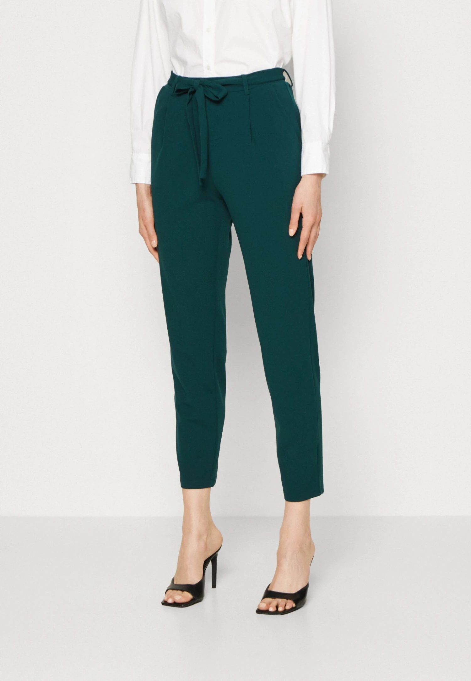 Anna Field Trousers - Dark Green 1 Anna Field Trousers - Dark Green