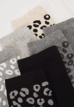 Anna Field 8 PACK - Socks - Grey/black -Fashion ce116f7255b84b919554843b3af9dd85