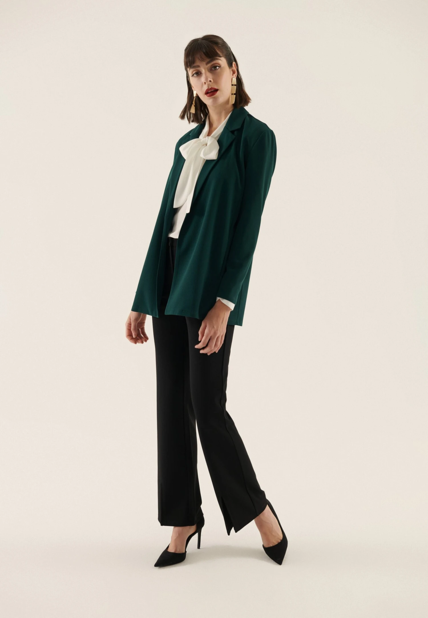 Anna Field Blazer - Dark Green 2 Anna Field Blazer - Dark Green - Image 2