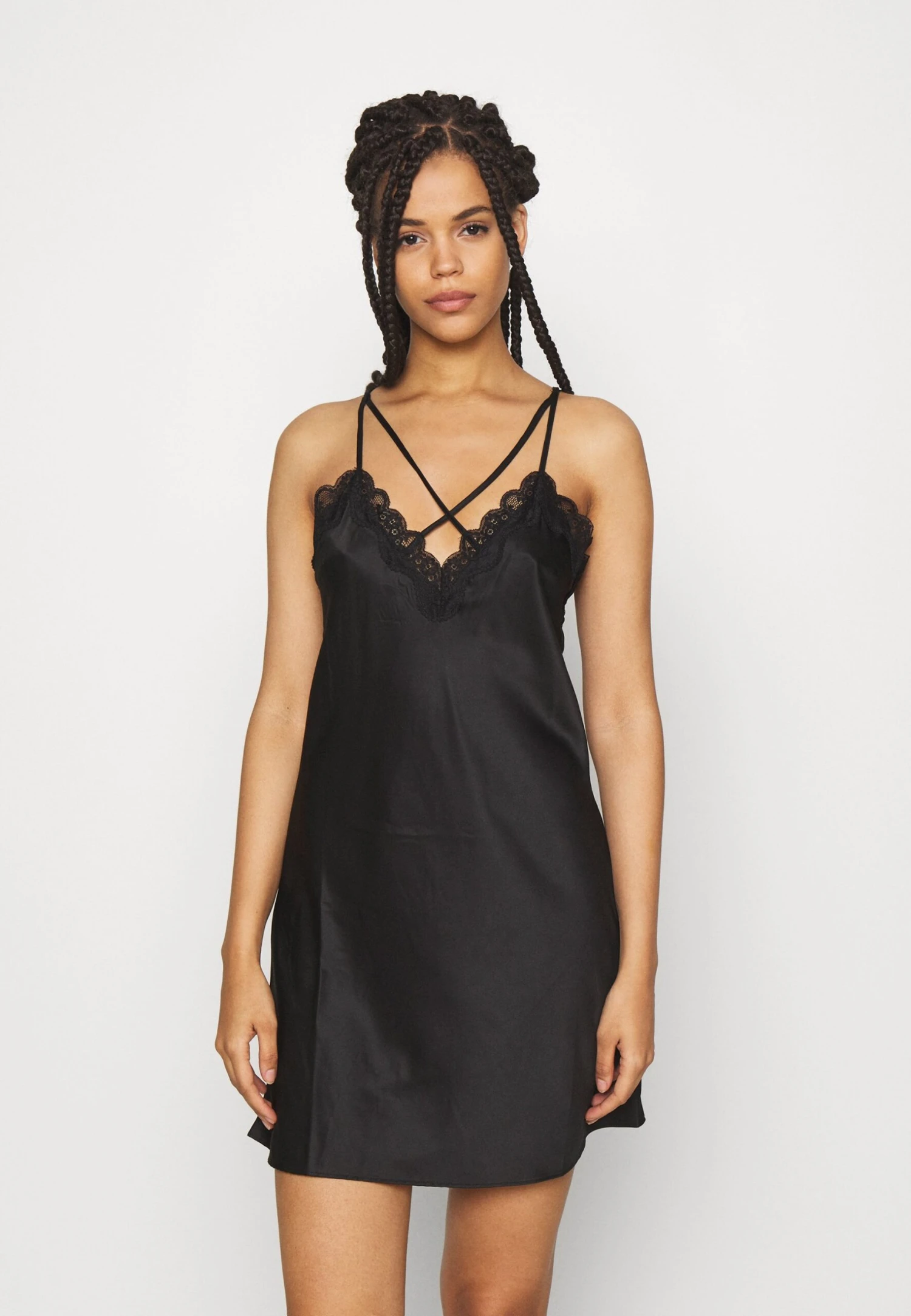 Anna Field Nightie - Black 1 Anna Field Nightie - Black