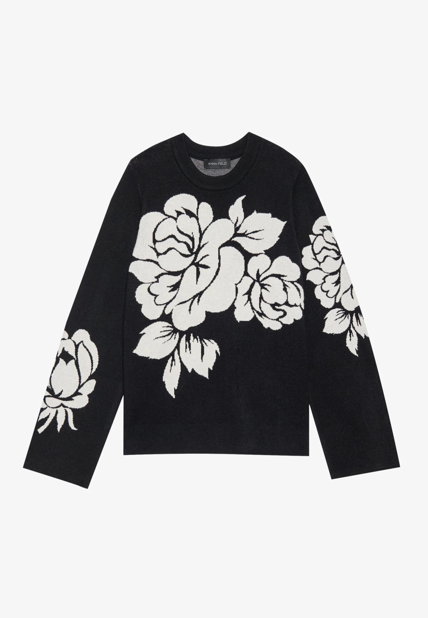 Anna Field Jumper - Black_off White 4 Anna Field Jumper - Black_off White - Image 4