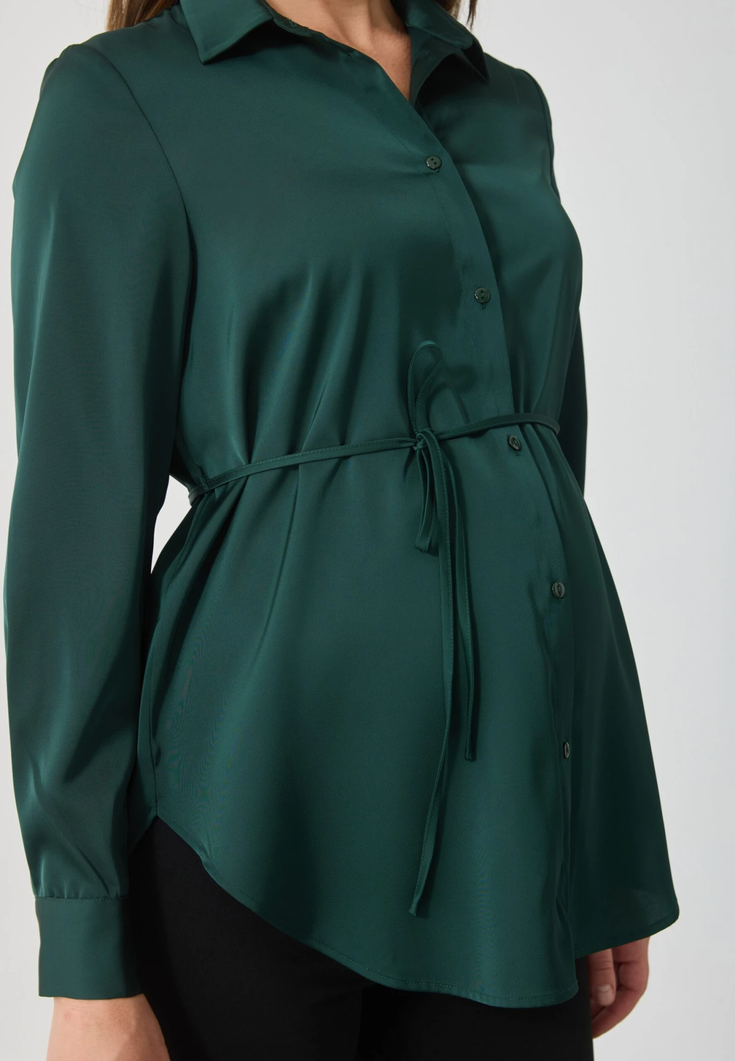Button-down Blouse - Green 5 Button-down Blouse - Green - Image 5