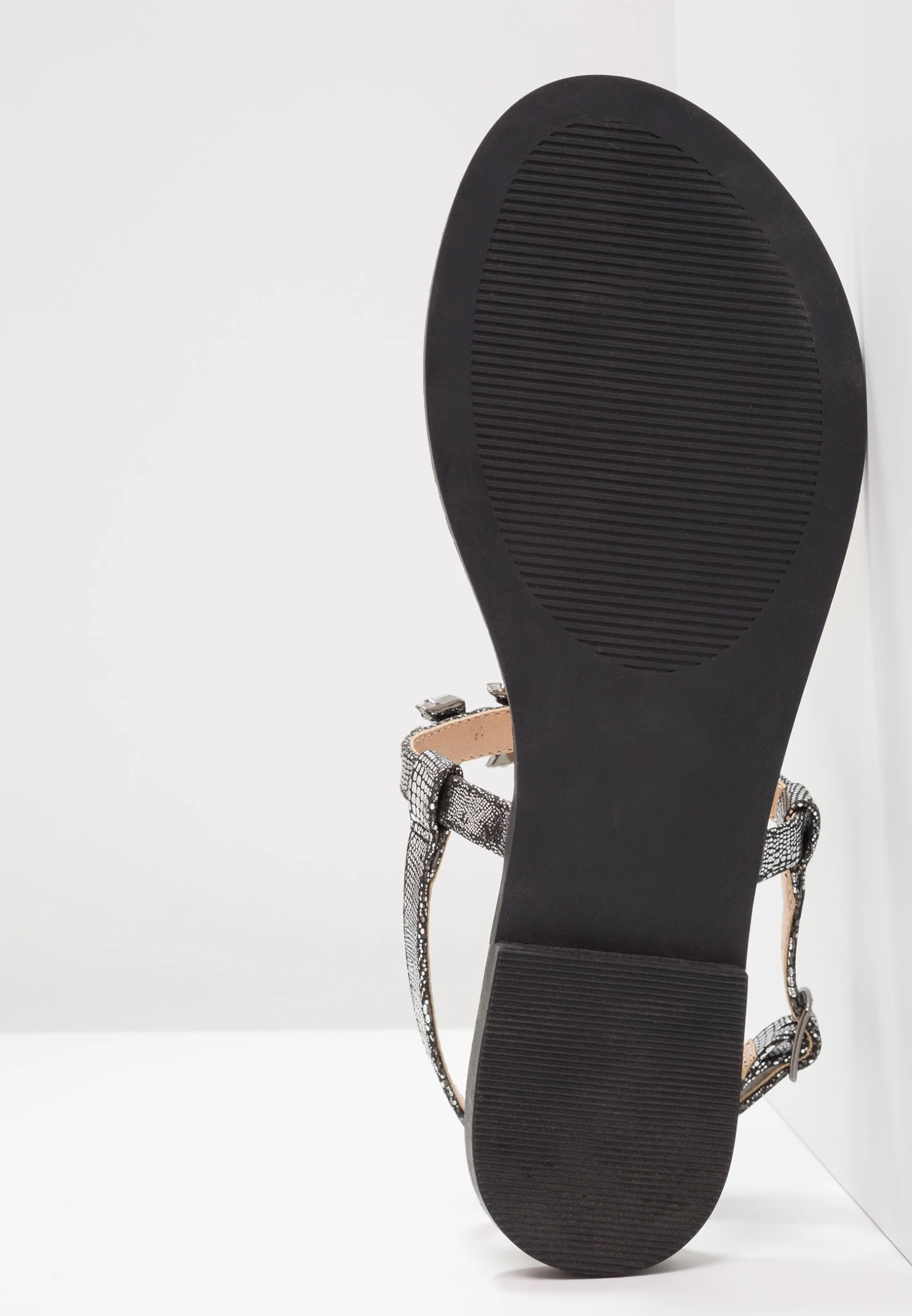 Anna Field T-Bar Sandals - Dark Gray 6 Anna Field T-Bar Sandals - Dark Gray - Image 6