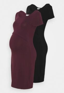 2Er Pack Nursing Function Dress - Shift Dress - Black/Bordeaux 12 2Er Pack Nursing Function Dress - Shift Dress - Black/Bordeaux -Fashion d2587d5bbf414ed687a71c7bfef589b6