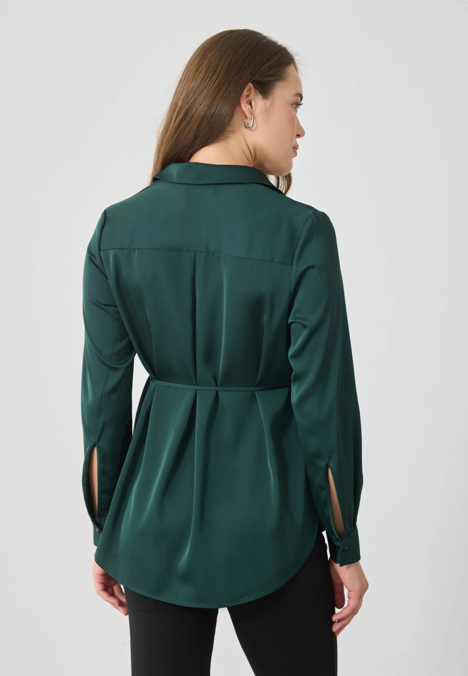 Button-down Blouse - Green 3 Button-down Blouse - Green - Image 3