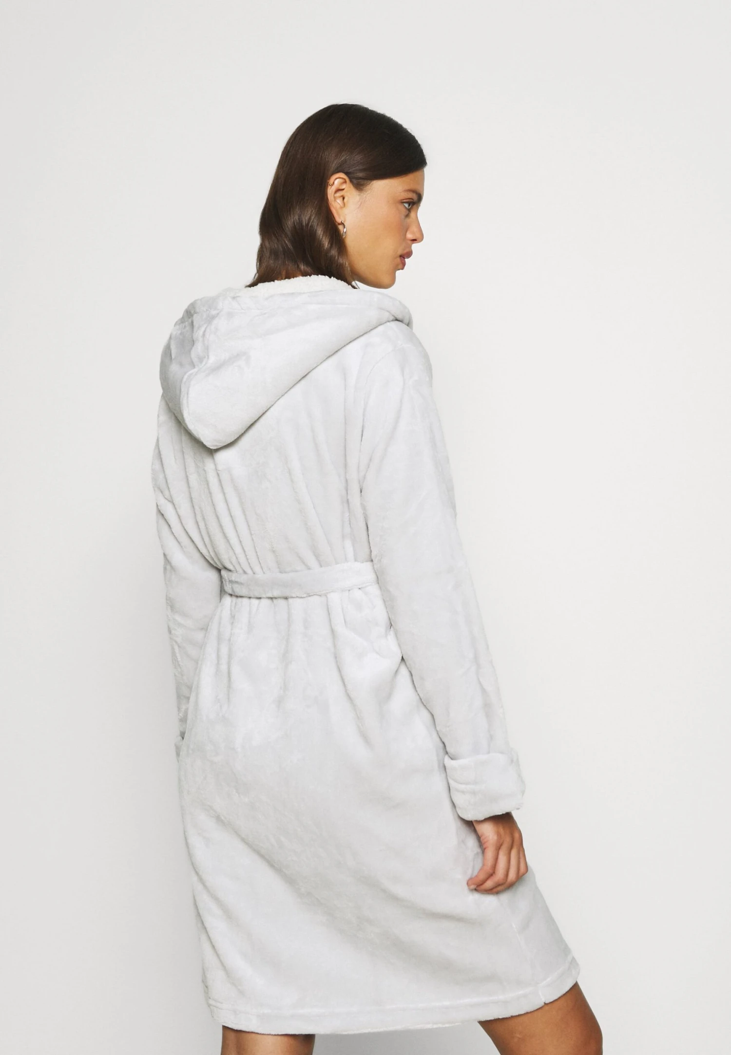 Anna Field Dressing Gown - Grey 3 Anna Field Dressing Gown - Grey - Image 3