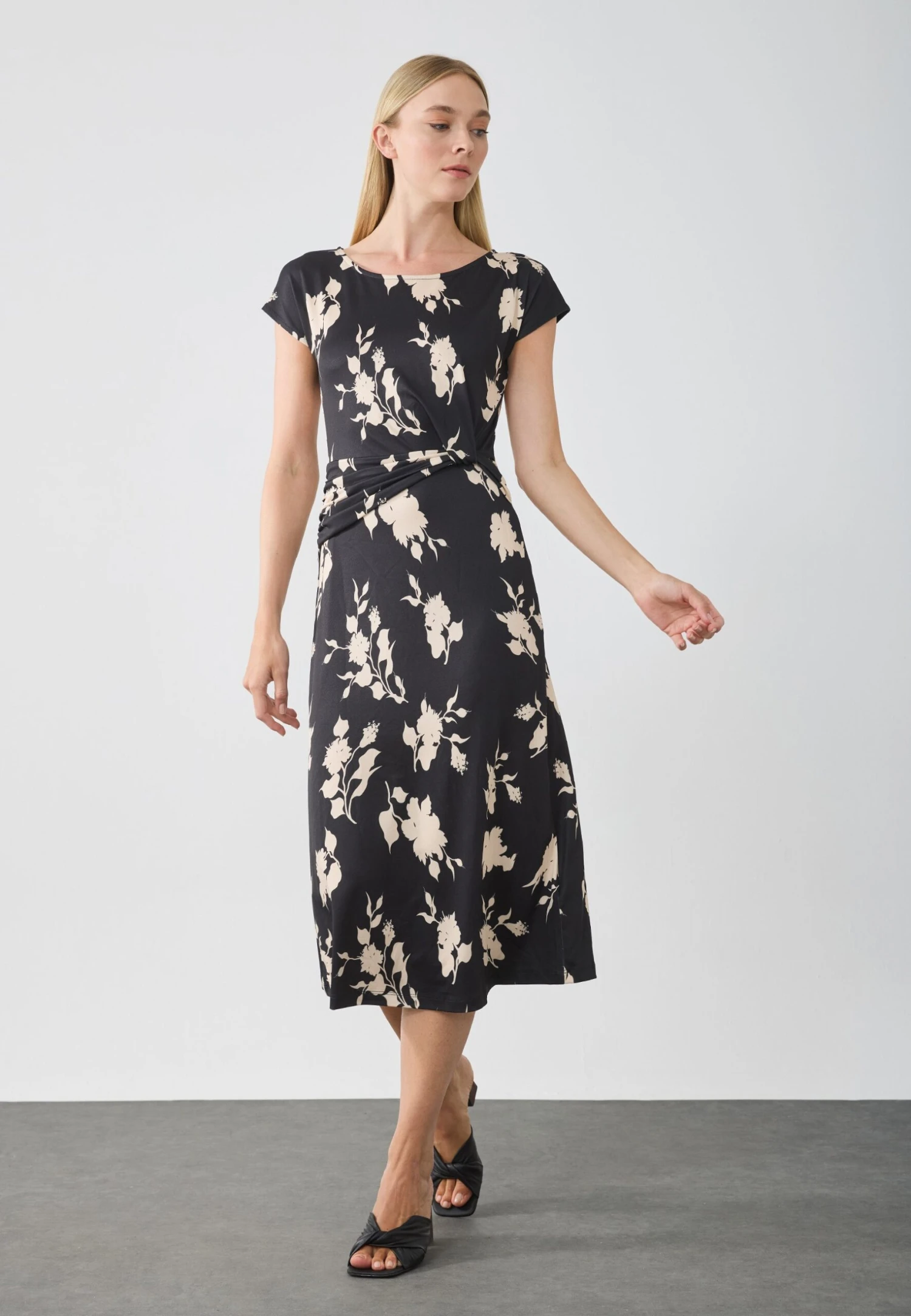 Anna Field Jersey Dress - Monochrome 1 Anna Field Jersey Dress - Monochrome