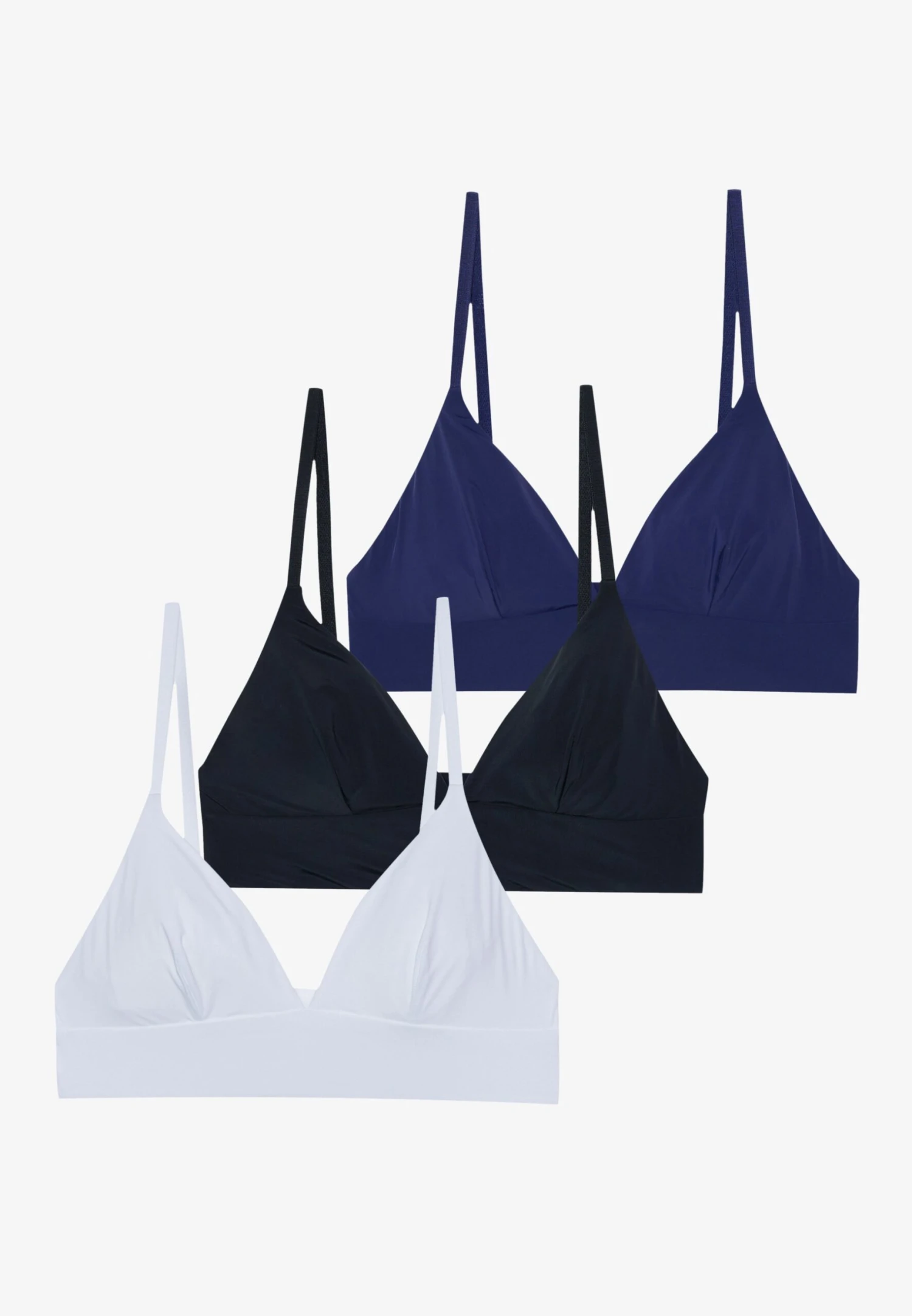 Anna Field 3 PACK - Bustier - Black/white/dark Blue 5 Anna Field 3 PACK - Bustier - Black/white/dark Blue - Image 5