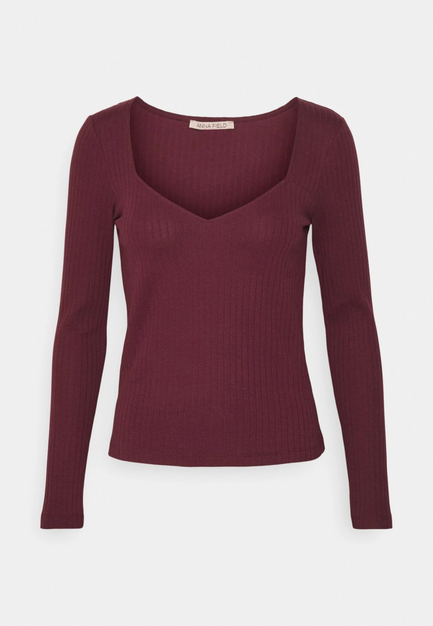 Anna Field Long Sleeved Top - Dark Red 4 Anna Field Long Sleeved Top - Dark Red - Image 4
