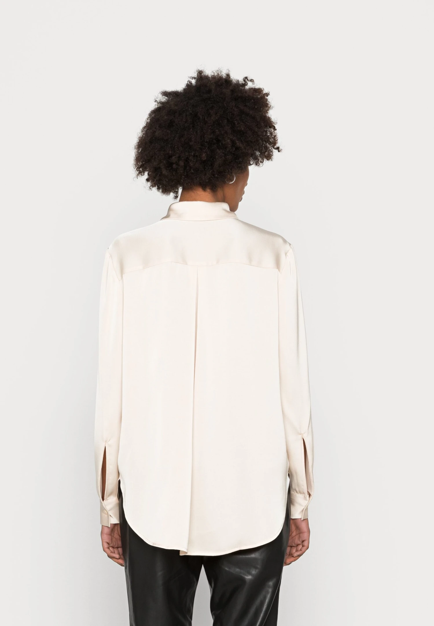 Anna Field Button-Down Blouse - Nude 3 Anna Field Button-Down Blouse - Nude - Image 3