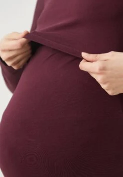 NURSING LONG SLEEVE TOP 2 PACK - Long Sleeved Top - Black/bordeaux 15 NURSING LONG SLEEVE TOP 2 PACK - Long Sleeved Top - Black/bordeaux -Fashion d53b87449c7640feb8bbb12f13dfd575