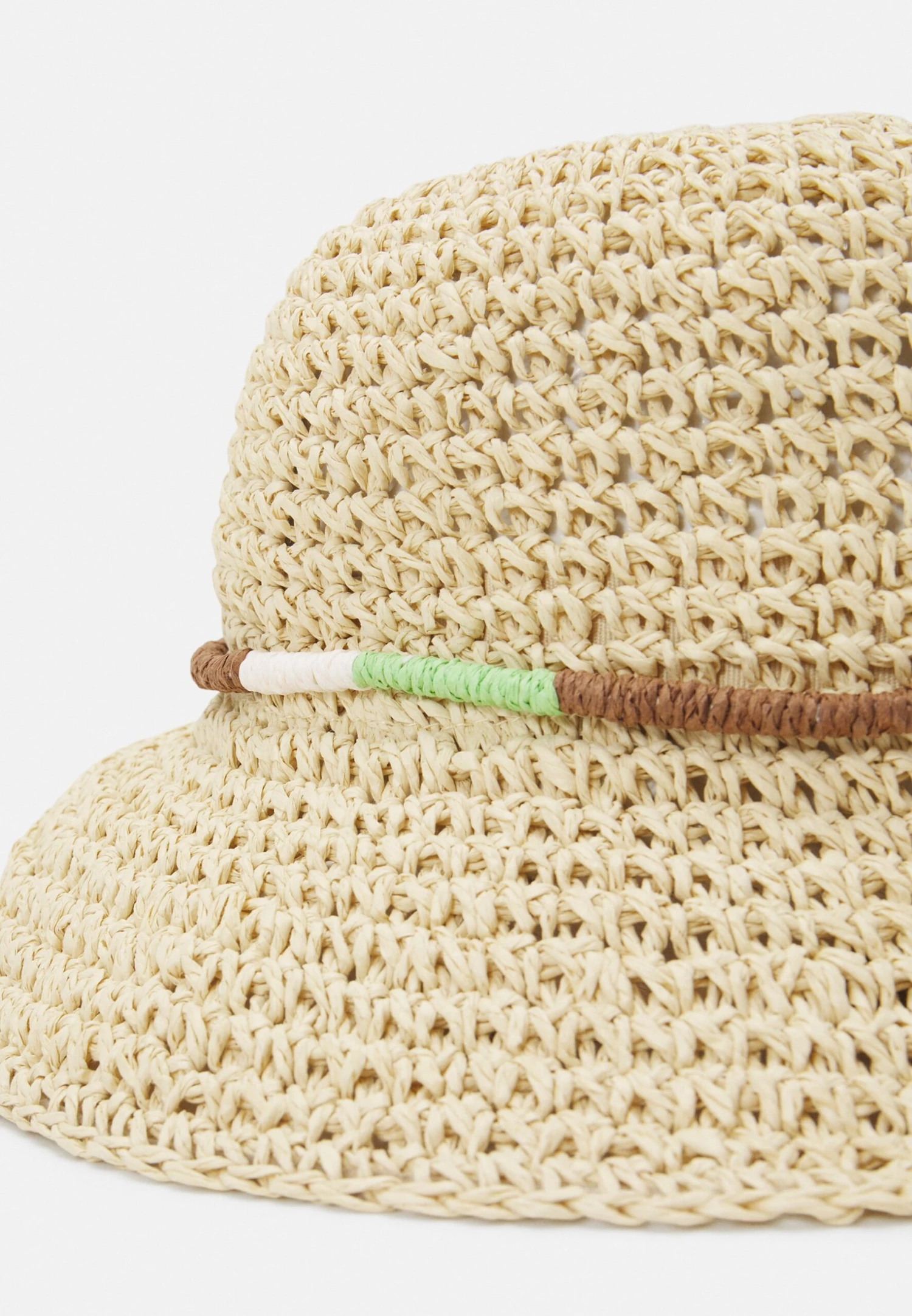 Anna Field Hat - Tan/Green 3 Anna Field Hat - Tan/Green - Image 3