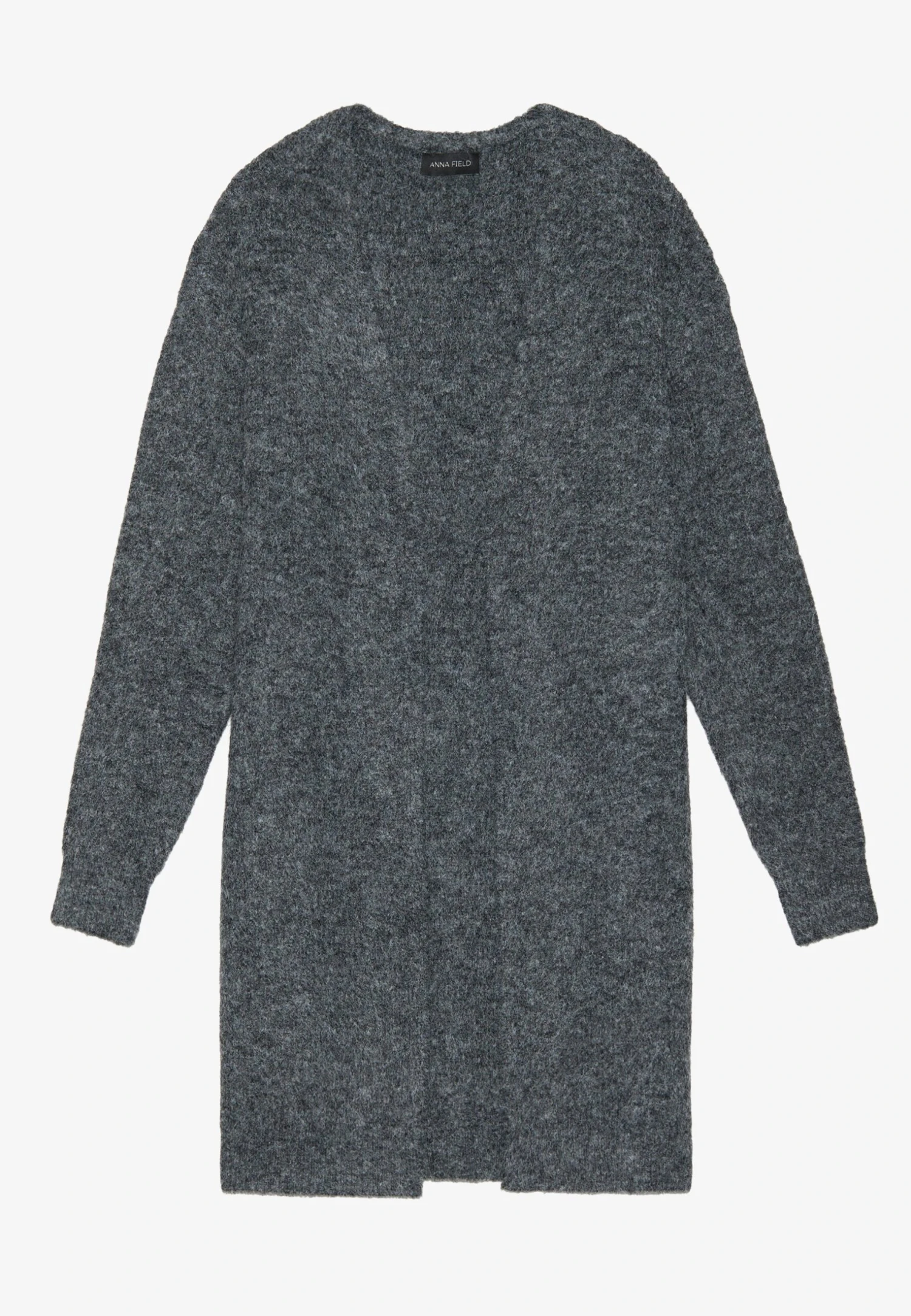 Anna Field Cardigan - Dark Grey Melange 4 Anna Field Cardigan - Dark Grey Melange - Image 4