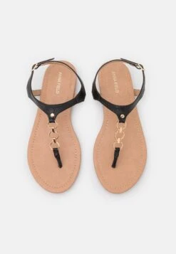 T-Bar Sandals - Black -Fashion d6aeb8905ace4b338963c4a9e8cb4791