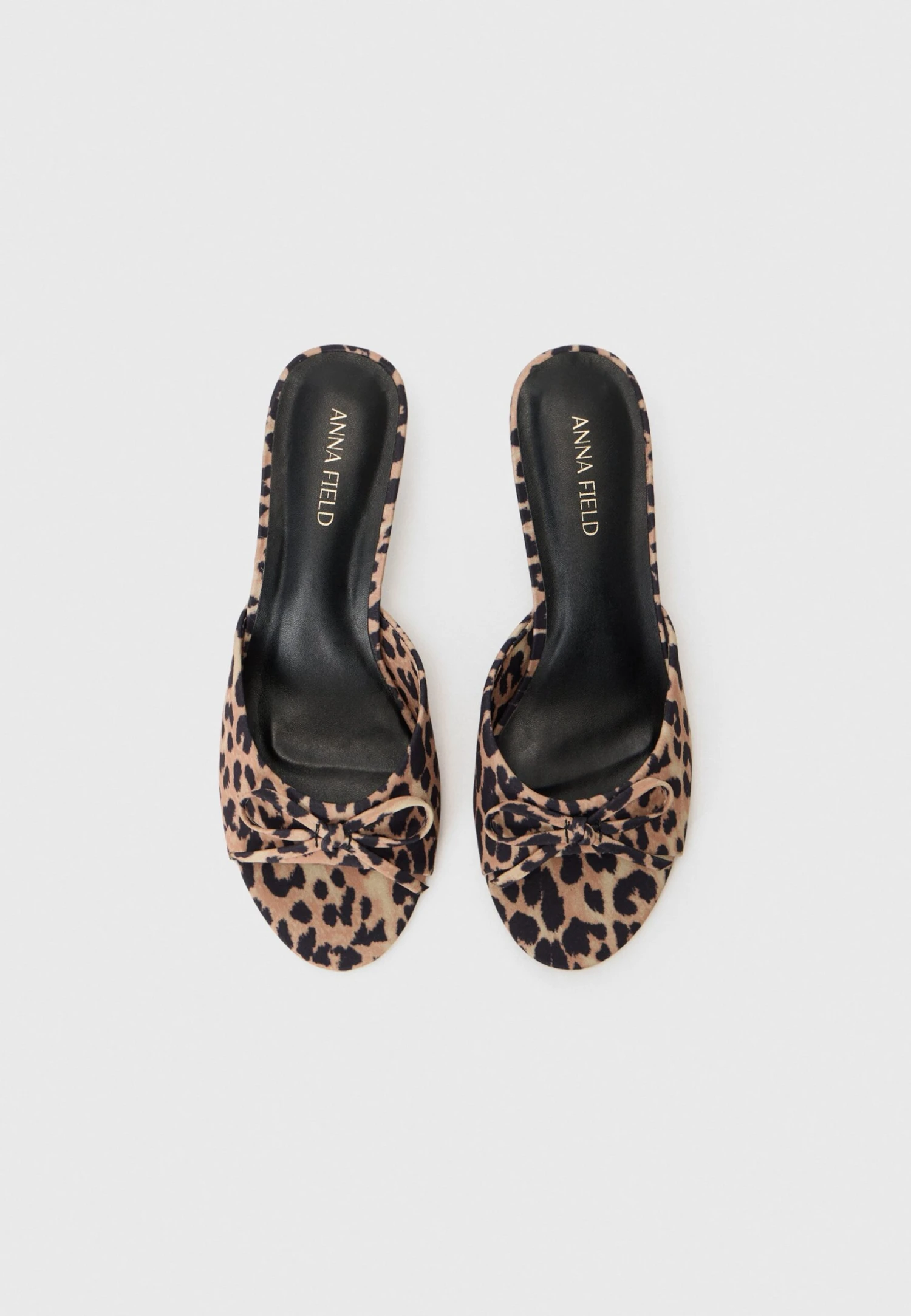 Anna Field Heeled Mules - Brown 4 Anna Field Heeled Mules - Brown - Image 4