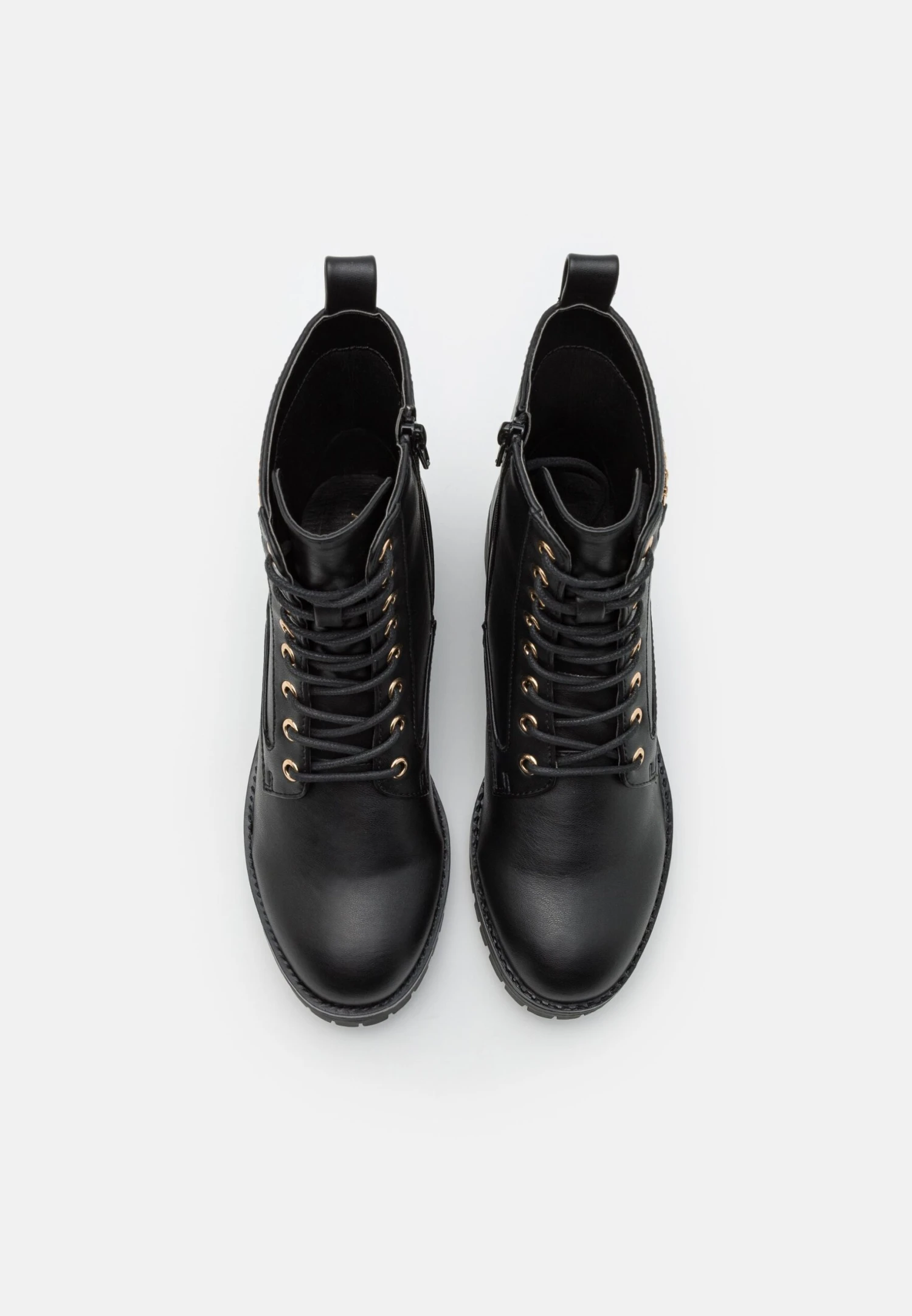 Lace-Up Ankle Boots - Black 6 Lace-Up Ankle Boots - Black - Image 6