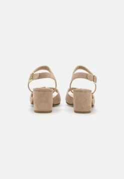 Leather- Sandals - Beige -Fashion d8e61782ef3a47f294056114fba9d572