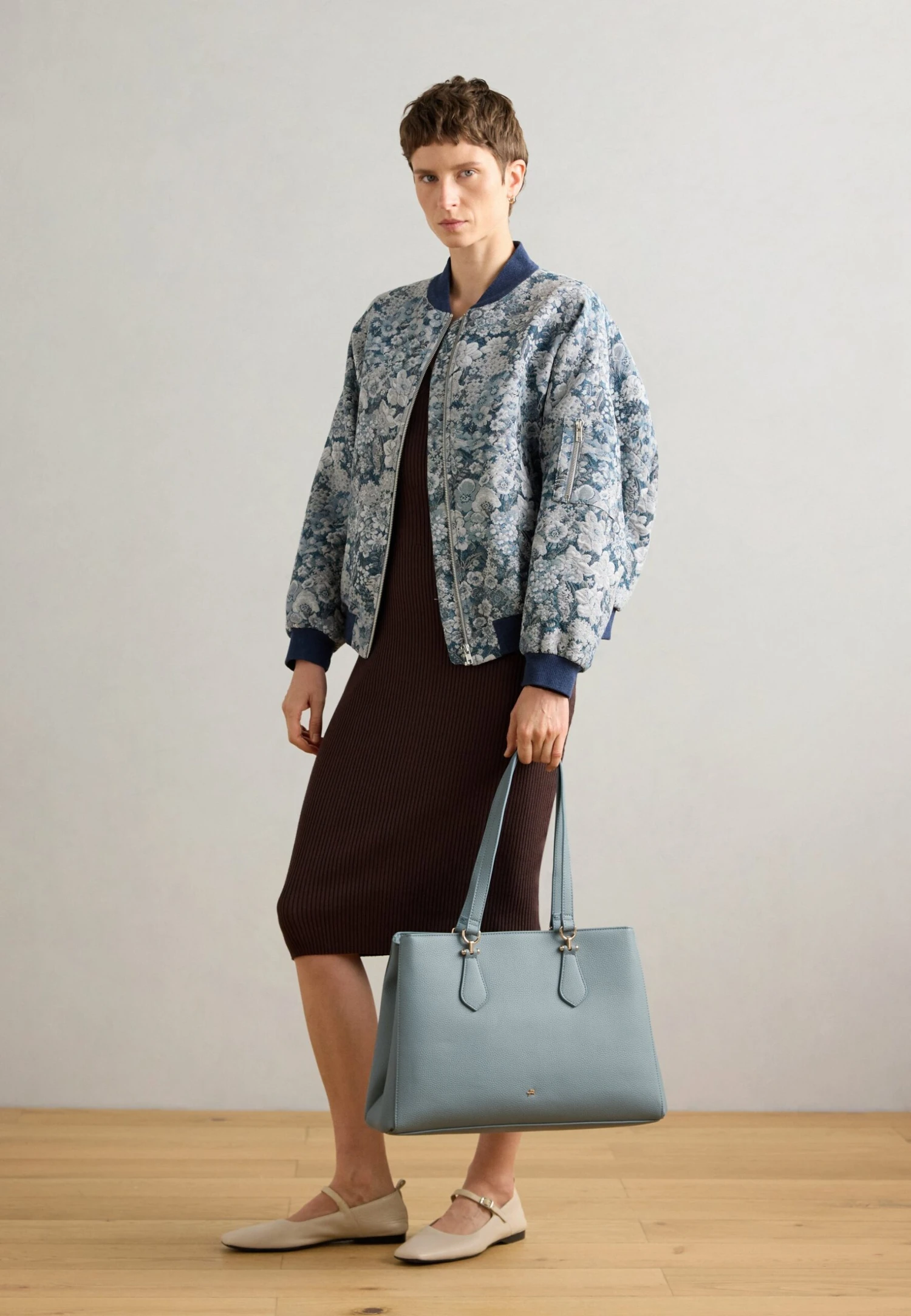 Anna Field Handbag - Blue-grey 3 Anna Field Handbag - Blue-grey - Image 3