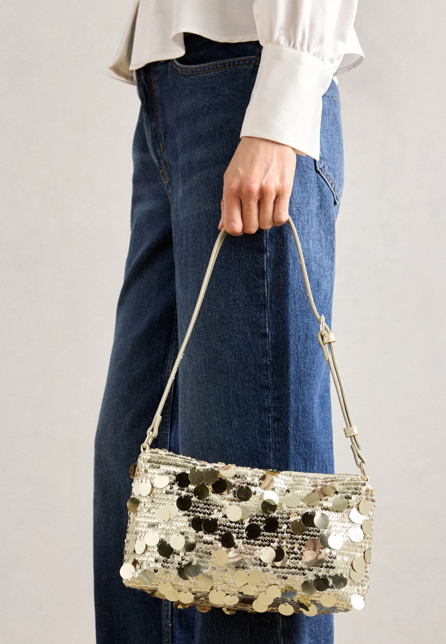 Anna Field Handbag - Silver 7 Anna Field Handbag - Silver - Image 7