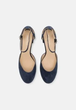 LEATHER - Classic Heels - Dark Blue -Fashion e660b0d5a29942d39ac395fa20f483fa