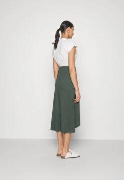 Anna Field Basic Wrap Over Midi Skirt- A-Line Skirt - Light Green 9 Anna Field Basic Wrap Over Midi Skirt- A-Line Skirt - Light Green -Fashion e90a91cd5e1a410d9fdcdb9cfd8d98a2