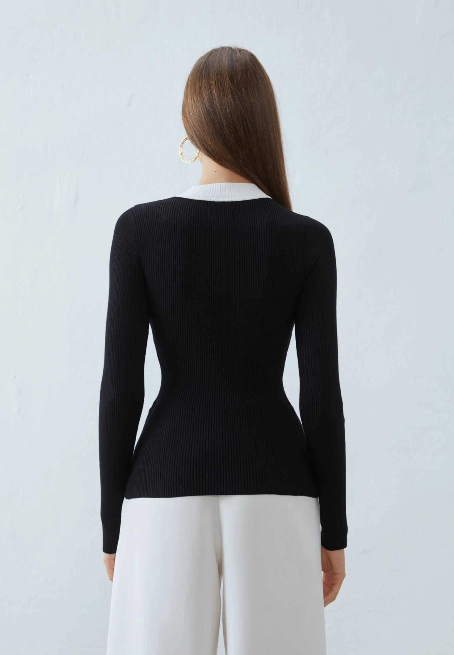 Anna Field Jumper - Black/white 3 Anna Field Jumper - Black/white - Image 3