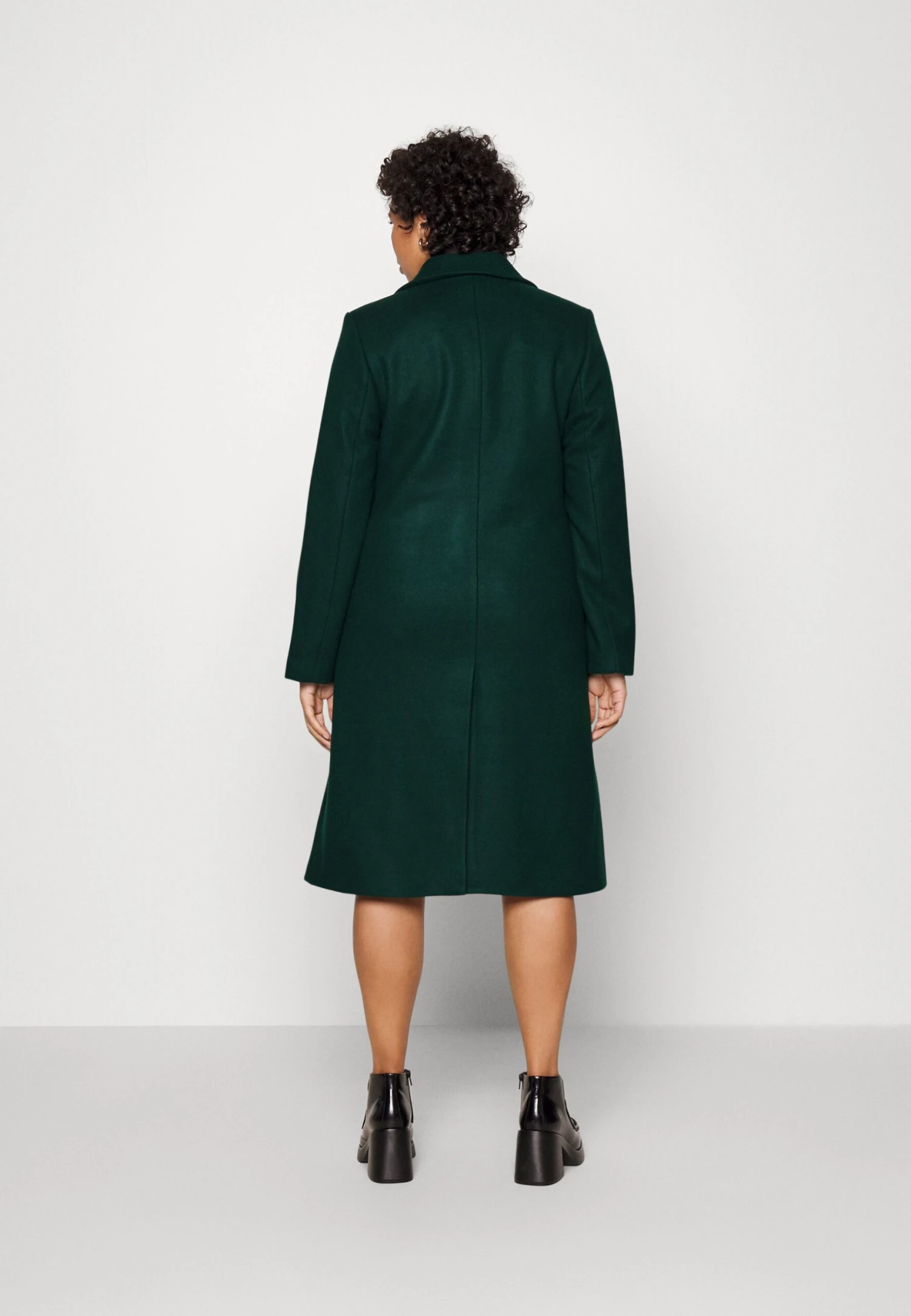 Classic Coat - Dark Green 3 Classic Coat - Dark Green - Image 3