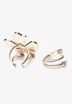 Anna Field 4 PACK - Ring - Gold-coloured -Fashion e96e2073aaad4566a8597d5988b463c3