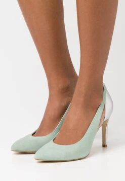 Anna Field Leather - High Heels - Mint/Silver