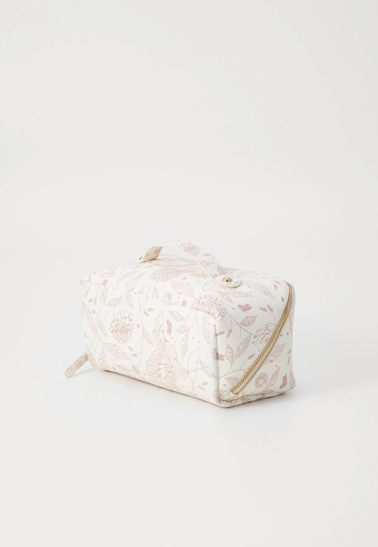 Anna Field Wash Bag - White Rose 2 Anna Field Wash Bag - White Rose - Image 2