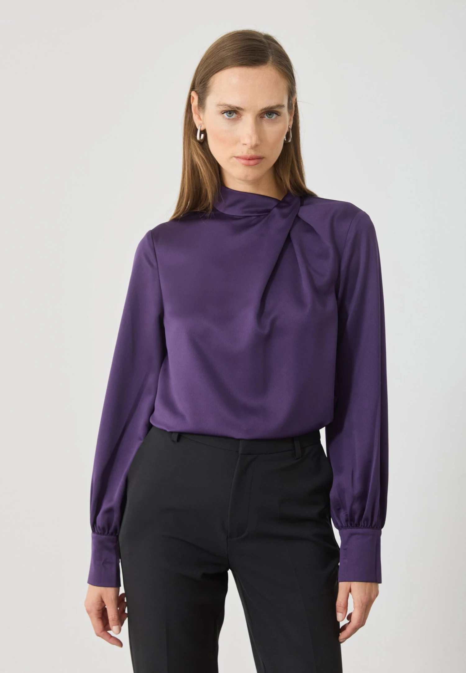 Anna Field Blouse - Grape 2 Anna Field Blouse - Grape - Image 2