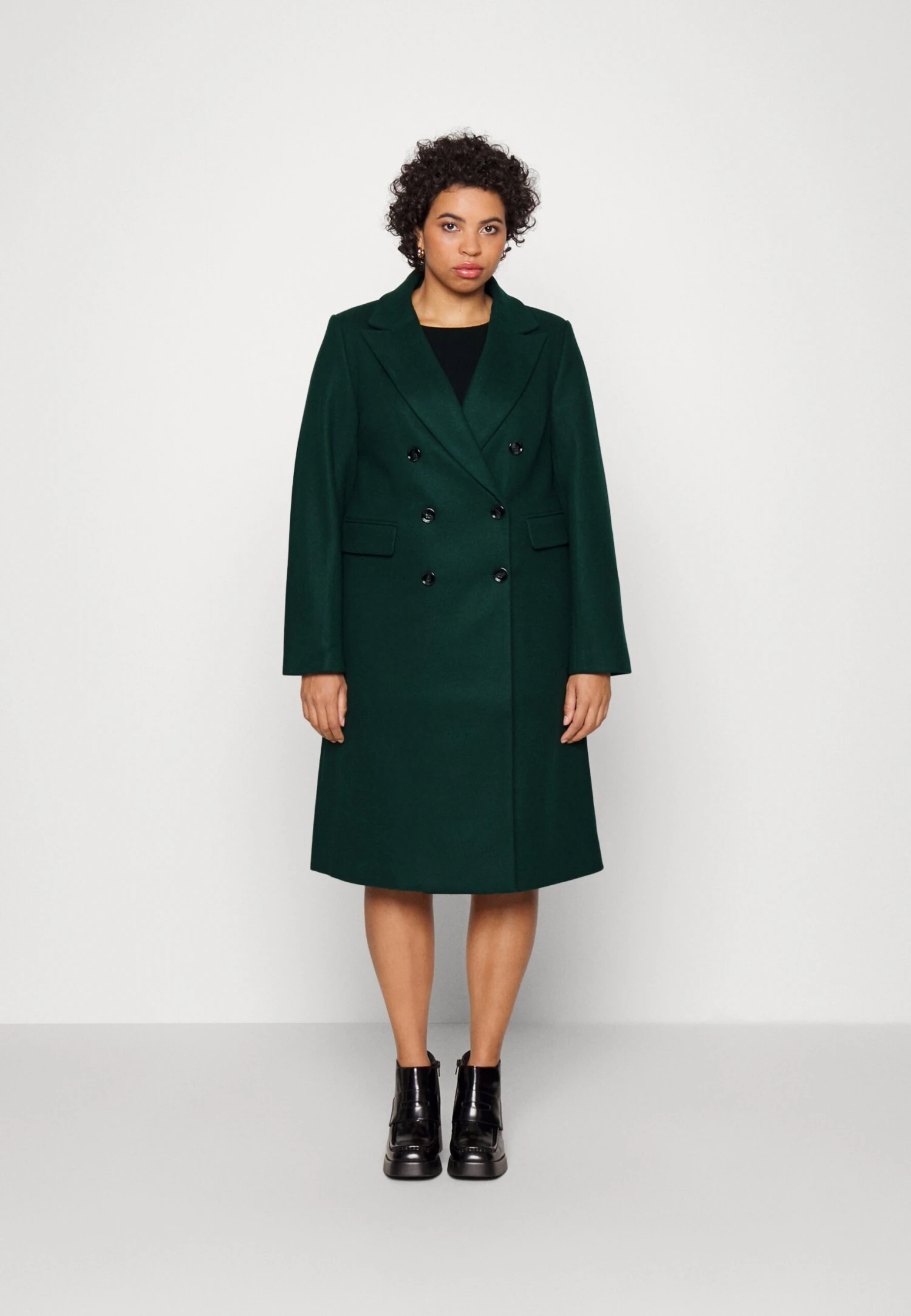 Classic Coat - Dark Green 1 Classic Coat - Dark Green