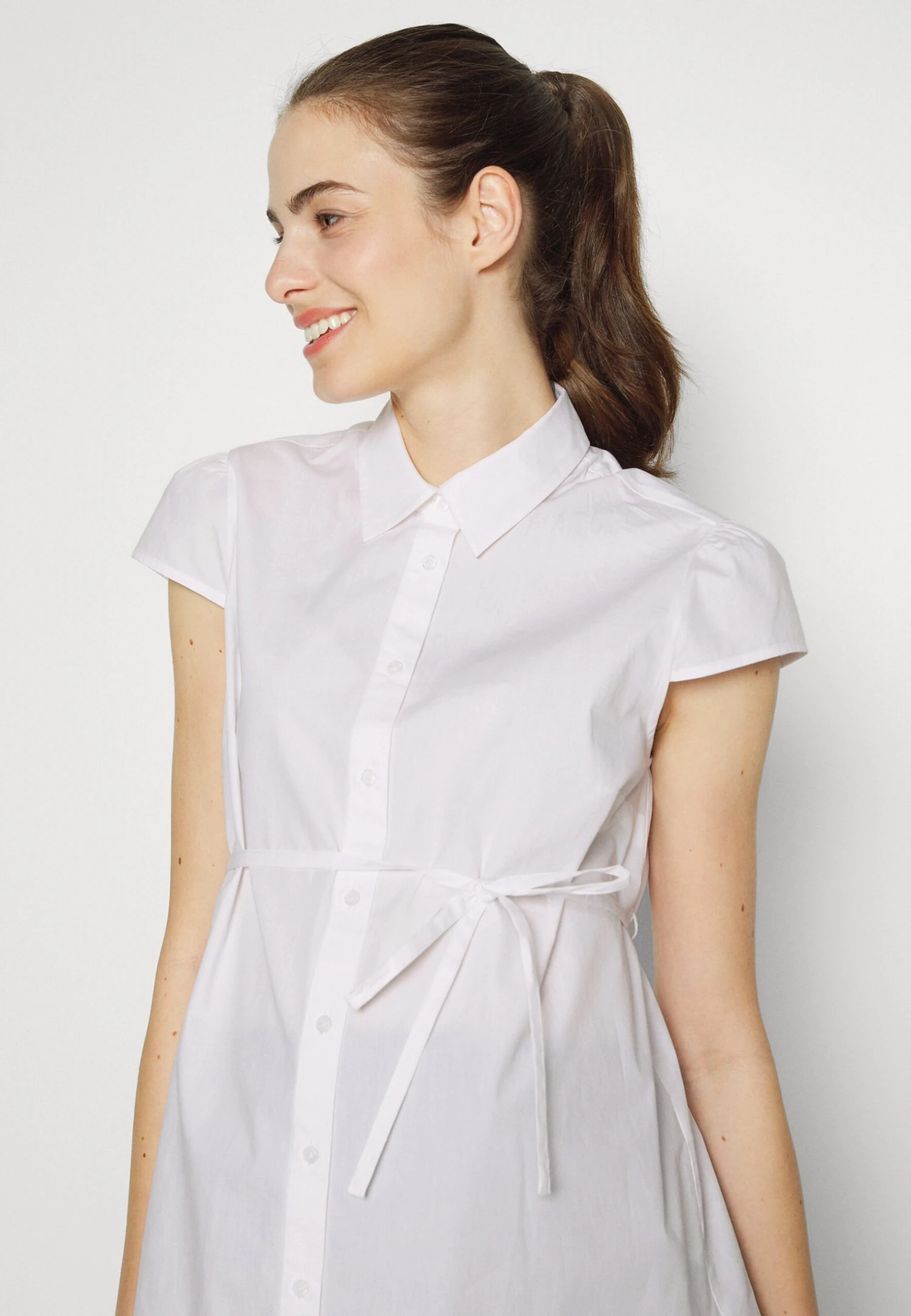 Button-Down Blouse - White 4 Button-Down Blouse - White - Image 4