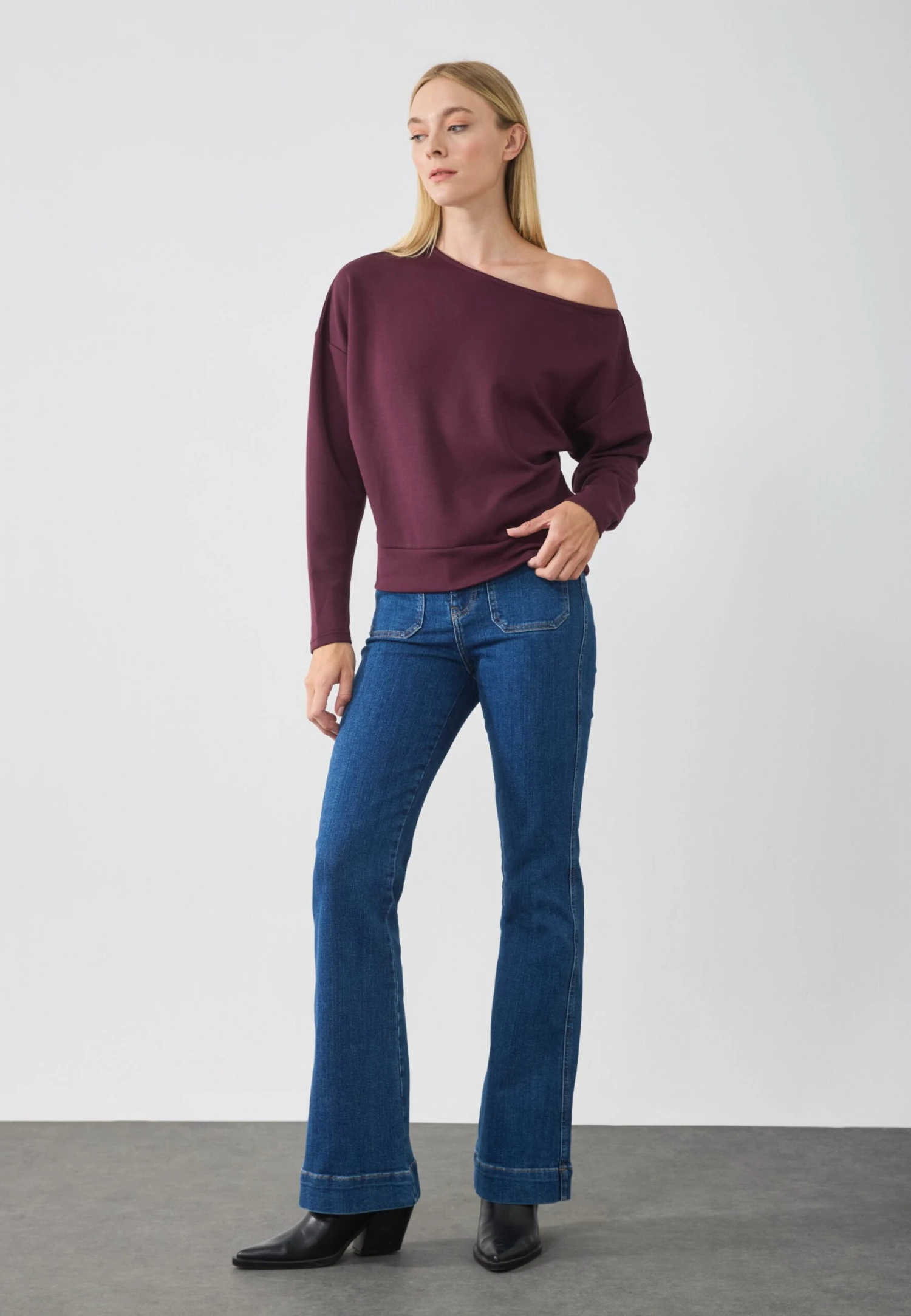 Anna Field SOFT TOUCH - Sweatshirt - Winetasting 2 Anna Field SOFT TOUCH - Sweatshirt - Winetasting - Image 2