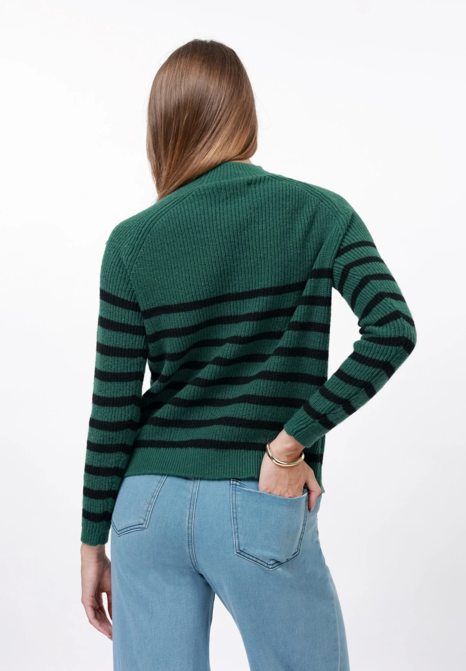 Anna Field Jumper - Green/black 3 Anna Field Jumper - Green/black - Image 3