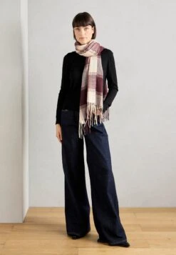 Anna Field Scarf - Wine Red/beige -Fashion ef650393258b4dbf8f590da1c2e64dfc