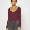 Anna Field Long Sleeved Top - Dark Red